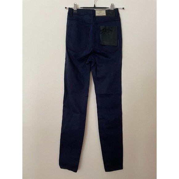 NWT Neuw Marilyn High Rise Skinny Jeans Size 4 Indigo Blue Japanese Silk Touch - Picture 2 of 5